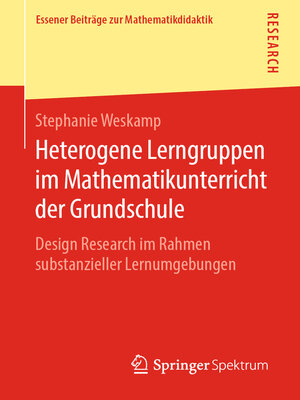 cover image of Heterogene Lerngruppen im Mathematikunterricht der Grundschule